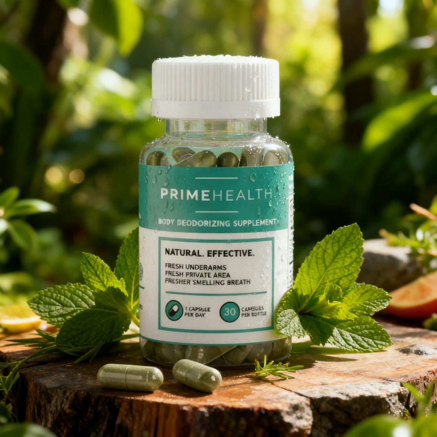 Internal Deodorizer Capsules for Whole-Body Freshness
