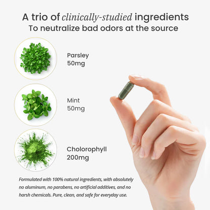 Internal Deodorizer Capsules for Whole-Body Freshness
